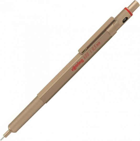 ロットリング 600 メカニカルペンシル 0.5mm ゴールド