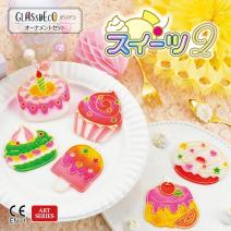 ヤマト　グラスデコ　オーナメントセット　スイーツ2　GDS6-W2