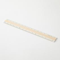 アルミ&ウッド定規　15cm　アイボリー　42305-006