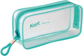 レイメイ　Kept　クリヤーボックスペンポーチ ライトブルー　KPF902H