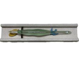 ケミーズラボ　ガラスペン　太軸ストライプ KL-str-34　F(細字)　エルム