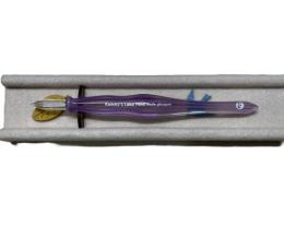 ケミーズラボ　ガラスペン　太軸ストライプ KL-str-32　F(細字)　オーキッド