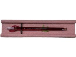 ケミーズラボ　ガラスペン　ほそ軸　KL-hoso-12　F(細字)　ガーネット